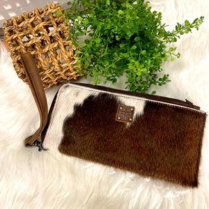 STS Ranchwear Cowhide Wristlet
